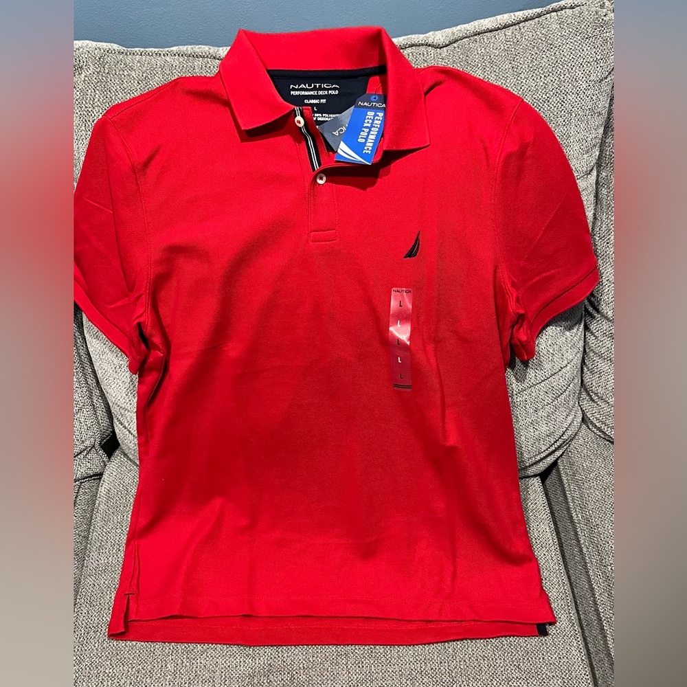 Nautica Classic Fit Performance Deck Polo